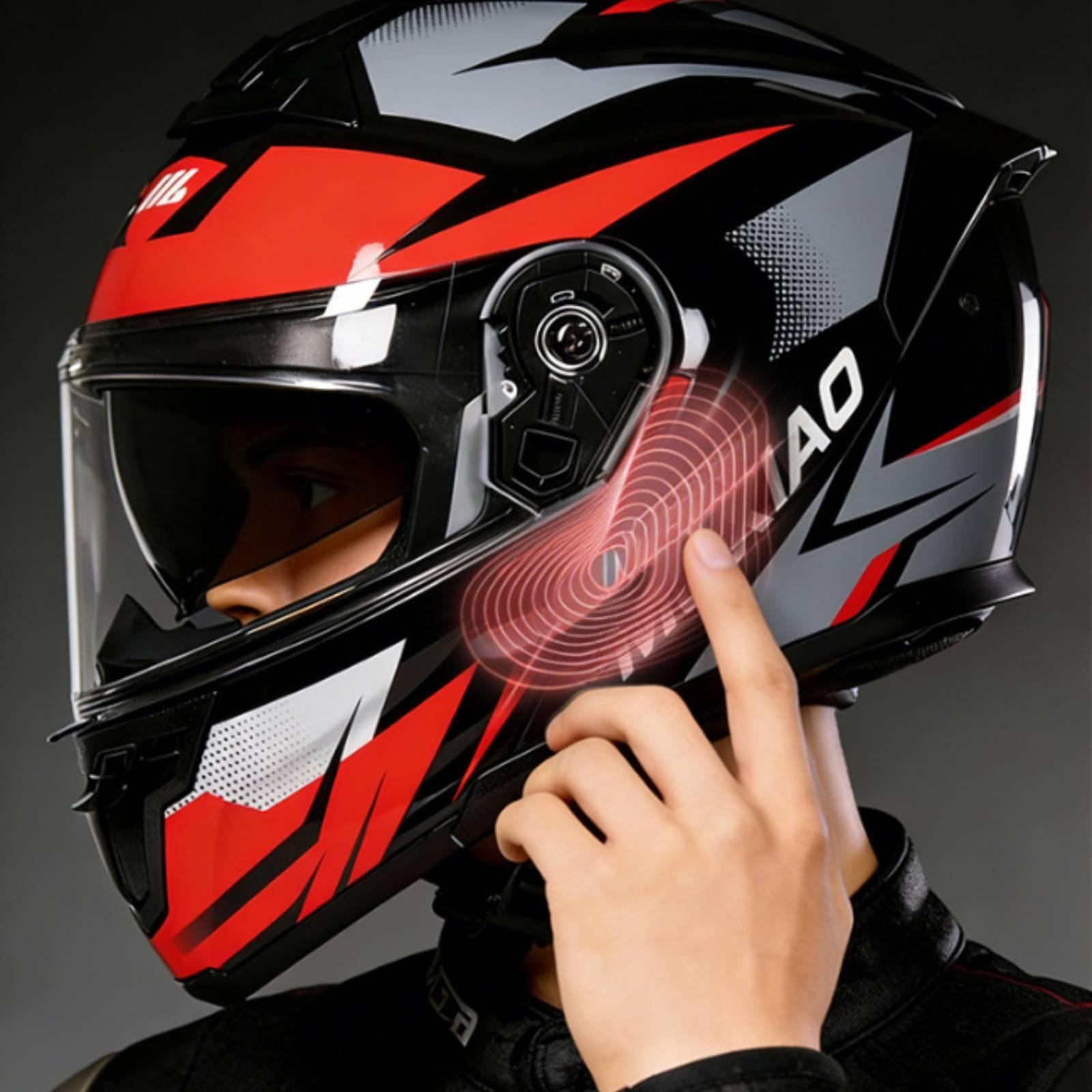Modular Flip Up Motorcycle Helmet Dot Approved - Casco da moto apribile con doppia