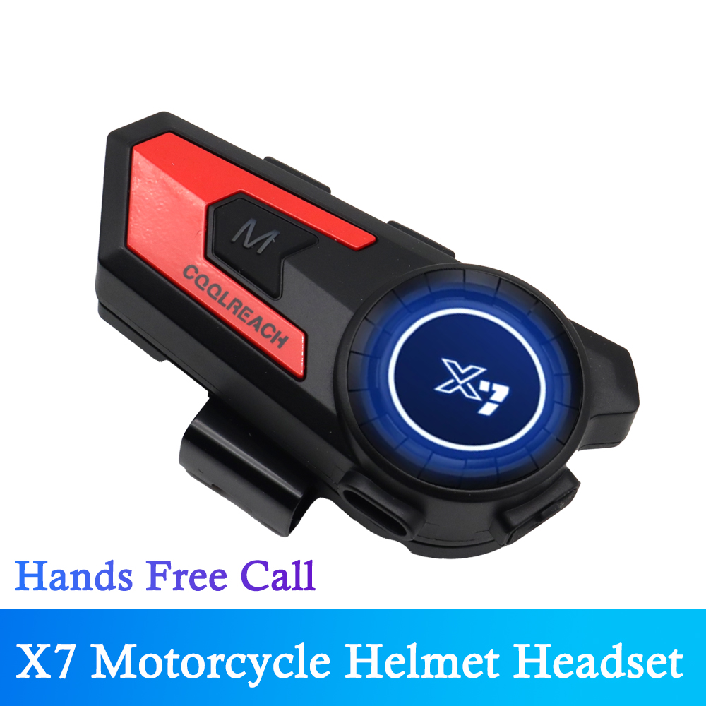 Full Face Motorcycle Helmet With Bluetooth - X7 Auricolare per casco da motociclista