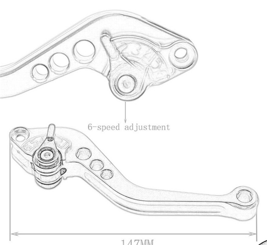Leve Freno e Frizione Regolabi - Cnc Aluminum Adjustable Brake Clutch Levers recensione e prezzo
