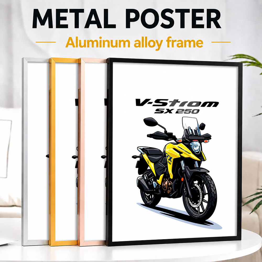 Poster in metallo con cornice  - Riding Gear recensione e prezzo