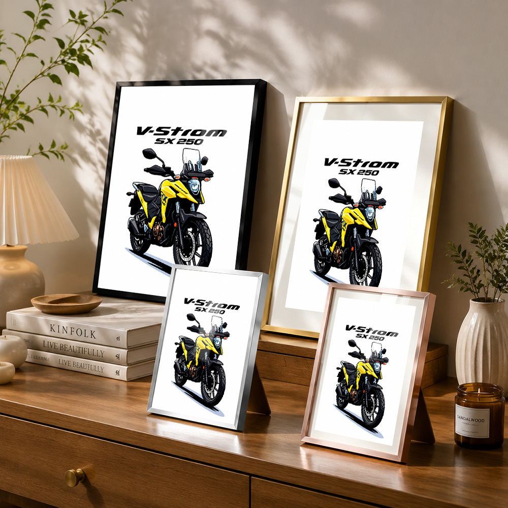 Poster in metallo con cornice  - Riding Gear recensione e prezzo
