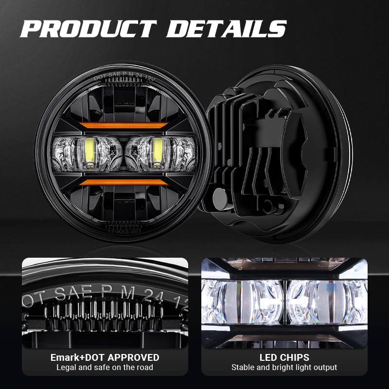 Faro LED universale da 5,75 po - Universal Motorcycle Led Headlight Projector recensione e prezzo