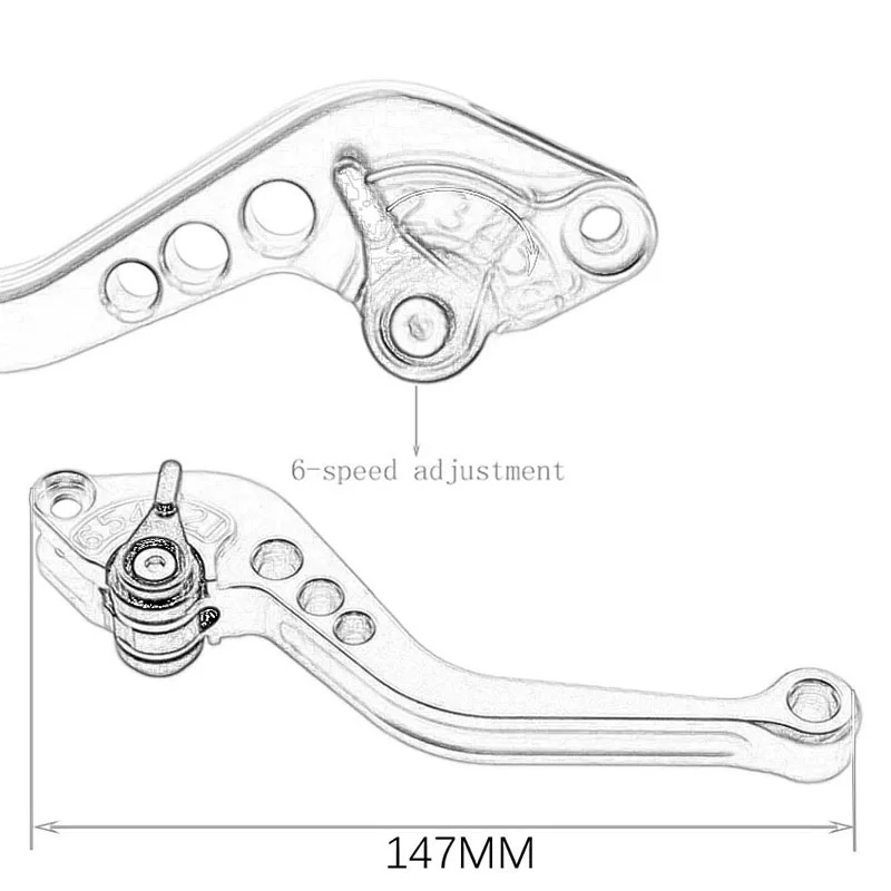 Leve freno e frizione corte in - Cnc Aluminum Adjustable Brake Clutch Levers recensione e prezzo