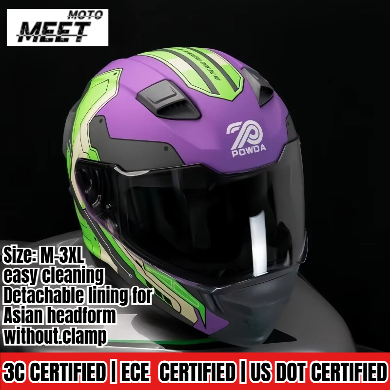 Casco integrale unisex per mot - Dual Visor Motorcycle Racing Helmet recensione e prezzo