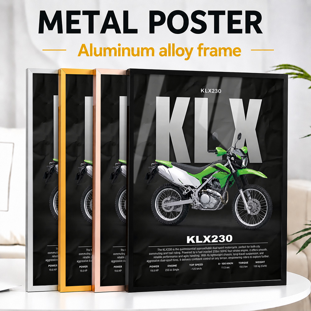 Poster in metallo con cornice  - Riding Gear recensione e prezzo