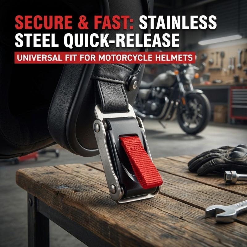 Fibbia a clip per caschi da co - Quick Release Buckle Motorcycle Helmet recensione e prezzo