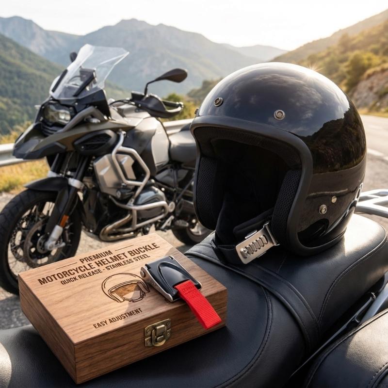 Fibbia a clip per caschi da co - Quick Release Buckle Motorcycle Helmet recensione e prezzo
