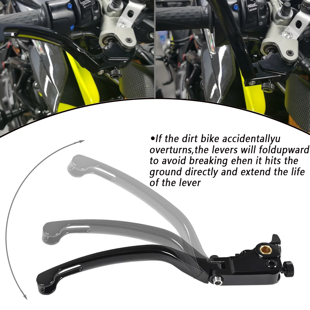 RUSH 1000 Leva Frizione Freno  - Cnc Aluminum Adjustable Brake Clutch Levers recensione e prezzo