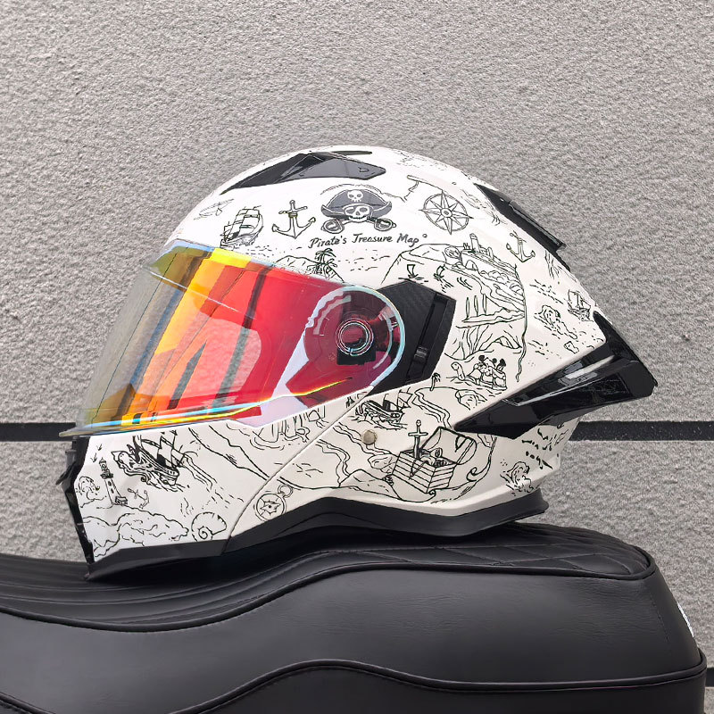 Casco Integrale Modulare Unise - Modular Flip Up Motorcycle Helmet Dot Approved recensione e prezzo